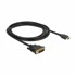 DELOCK kabel HDMI-DVI-D 18+1 2 m, model 85584