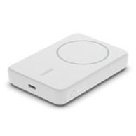 BELKIN Powerbank prijenosni punjač magnetni/bežični 5.000 mAh bijeli BPD004btWT