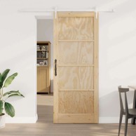 Klizna vrata Orkdal, 86 x 211 cm, prirodna i bijela