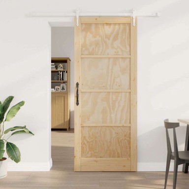 Klizna vrata Orkdal, 86 x 211 cm, prirodna i bijela