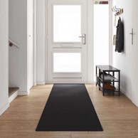 Tepih staza Antracit 80 x 500 cm 100% Polipropilen