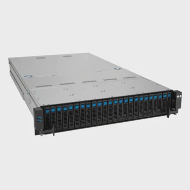 ASUS Server RS520A-E12-RS12U / 2U, AMD EPYC 9004, 12x NVMe, 2x M.2, 2x GPU, 2x 1GbE, IPMI, 1600 W