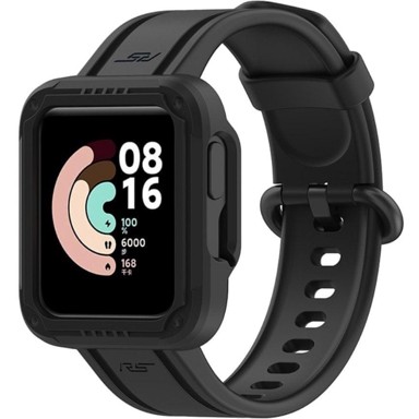GS Narukvica sa zaštitnom maskicom za Xiaomi Redmi Watch 2 Lite/Mi Watch Lite, crna
