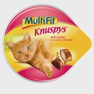 MULTIFIT Poslastica za mačke Knuspys, losos, 60 g