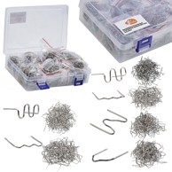 ROSFIX Klamerice za plastiku, 6 vrsta, 1800 kom, Ø0,6/0,8 mm