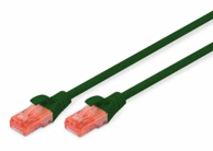 DIGITUS UTP Patch, CAT.6, 10 m, zeleni
