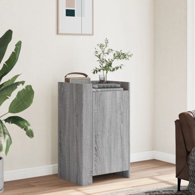 Komoda siva boja hrasta 45x35x75 cm od konstruiranog drva