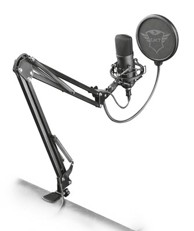 TRUST Mikrofon GXT 252+ Emita Plus, crni, streaming, stolni
