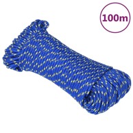 Brodski konop, plavi, 3 mm, 100 m, od polipropilena