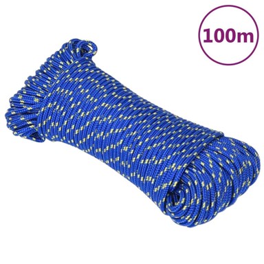 Brodski konop, plavi, 3 mm, 100 m, od polipropilena