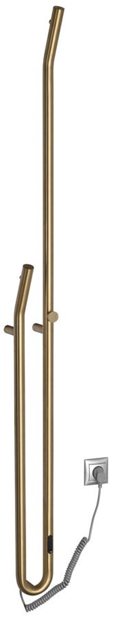 SAPHO Električni sušač ručnika DUOPASSO, 122 x 1700 mm, 45 W, mat zlatni