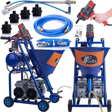 ROSFIX Stroj za žbukanje Blue Dragon BD57, 5700 W, 22 MPa, 25 l/min