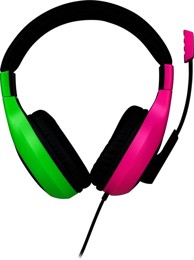 BIGBEN Gaming slušalice Stereo, 40 mm, 3.5 mm, kabel 120 cm, zelena / ljubičasta