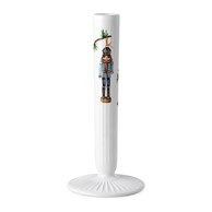 KÄHLER DESIGN Bijeli keramički božićni svijećnjak Hammershøi, visine 20 cm