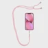SWING Privjesak za telefon podesive duljine / duljina kabela 165 cm (max 82,5 cm u omči) lite pink