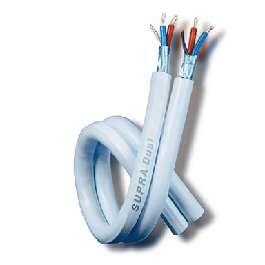 SUPRA Interkonekcijski analogni Hi-Fi kabel, plavi, 1 m