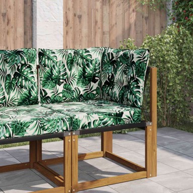 Jastuk za vanjsku sofu set 3 kom, 60 x 60 cm, uzorak lišća