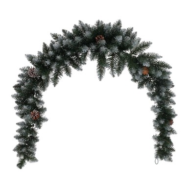 Božićna girlanda 180 cm 150 vrhova zelena