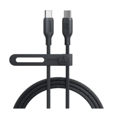 ANKER Kabel USB-C na USB-C 544 Bio-Nylon, 1.8 m, crna