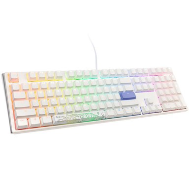 DUCKY Tipkovnica One 3 Classic Pure White Gaming, RGB LED - MX-Red (US) DKON2108ST-RUSPDPWWWSC1