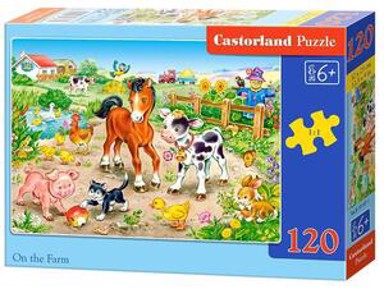 CASTORLAND Puzzle Život na farmi, 120 kom
