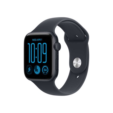 APPLE Pametni sat Watch SE3 v2, GPS + Cellular, 40 mm, aluminijsko kućište Midnight, tamnoplavi sportski remen S/M