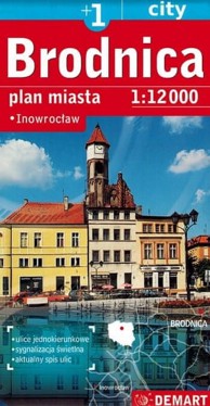 Plan grada Brodnice 1:12 000 i Inowrocława 1:14 000