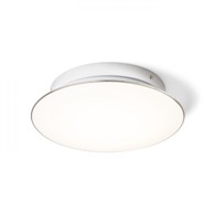 RENDL Stropna lampa Mara, mliječni akril/krom, 230 V, LED, 24 W, 3000 K 