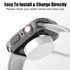 Ojačana futrola za Apple Watch Series 4/5/6/SE, 44 mm, mat siva