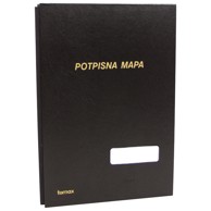 FORNAX Potpisna mapa s prozorom 3006 crna