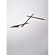 Zidna lampa Lyb, LED, 3000 K, 19 W, 1044 lm, crna