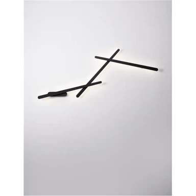 Zidna lampa Lyb, LED, 3000 K, 19 W, 1044 lm, crna