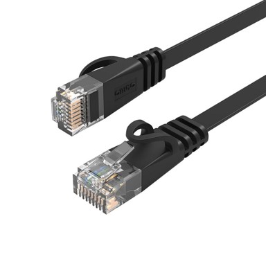 ORICO PUG-C6B CAT6 plosnati mrežni kabel 5 m, crni