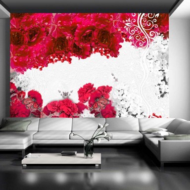 Foto tapeta Colors of spring red 100x70