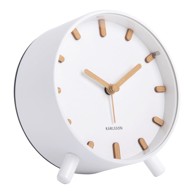 KARLSSON Budilica Grace ø 11 cm, prirodna