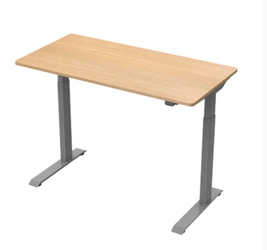 SPIRE Podesivi stol Height Adjustable Desk IIII CG-LG-ET119E-GO, 120 x 60 x 123 cm, hrast/siva