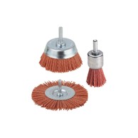 WOLFCRAFT Set najlonskih četki, 3 kom (W2741)