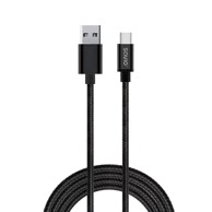 SAVIO USB kabel CL-129, 2 m, USB A na USB-C, crni