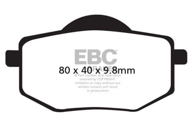 EBC Kočione pločice FA136, set za 1 disk