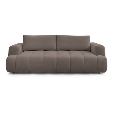 BOBOCHIC PARIS Smeđe-siva sklopiva/s prostorom za odlaganje sofa 251 cm Fuji, 251x113x88 cm