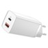 BASEUS Putni punjač, Quick Travel GaN2 Lite, USB-C, 65W, EU, bijeli
