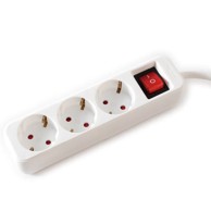 ROLINE VALUE Naponska letva s prekidačem, 3 m, bijela