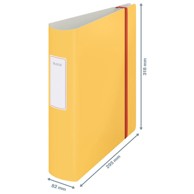 LEITZ Registrator Active Cosy, A4, 180°, žuti