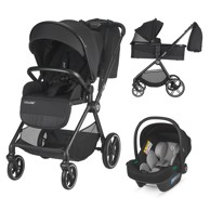 COCCOLLE Dječja kolica 3u1 Lissia Anthracite