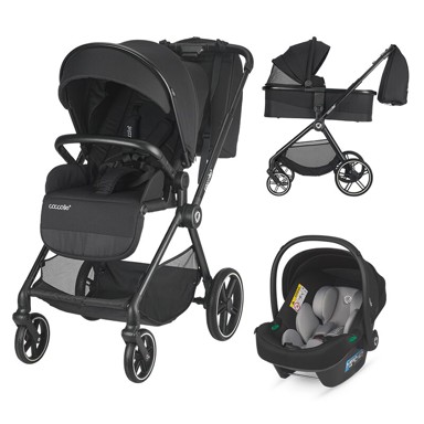 COCCOLLE Dječja kolica 3u1 Lissia Anthracite