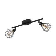 Reflektor, Zapata 1, 32766, LED G9, 2x3W, 2x360 lm, crna/čelik/amber staklo