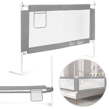 ECOTOYS Sigurnosna ograda za krevet, 150 cm, zaštitna barijera za djecu