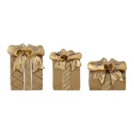 BLOOMINGVILLE Svijećnjaci u setu 3 kom od polyresina Halia