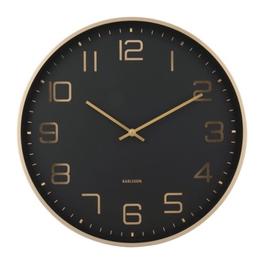 KARLSSON Zidni sat ø 40 cm Elegance Glow