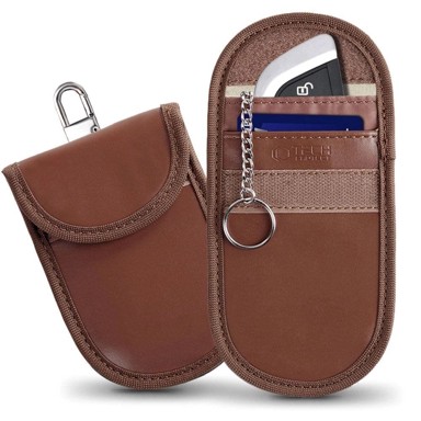 TECH-PROTECT Etui za auto ključeve KLR100, RFID zaštita, smeđa